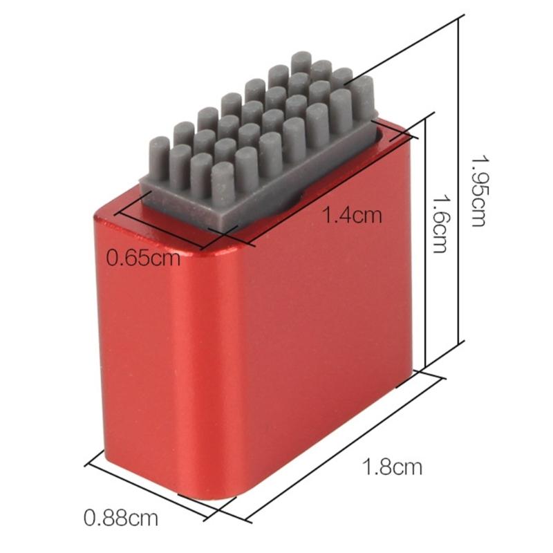 3D Printer Accessories Parts Nozzle Wiper for Lab X1 P1 P1S Silicone Brush Print Head Cleaner Printer Head Wiping