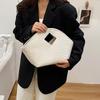 Autumn Trend Handbag: Spacious, Solid Color, Versatile Women's Bag with Mobile Phone Holder