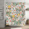 Delightful Daisy Shower Curtain Vibrant Floral Print for Bathroom Decor, Waterproof Fabric, Perfect Gift Idea