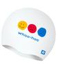 Laelliseupocheu [Oruc806 Wht] Huhu Trio Silicone Swim Cap White