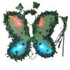 Kids Butterfly Wings Set LED Glowing Fairy Wing Butterfly Headband Tassel Wand Kit