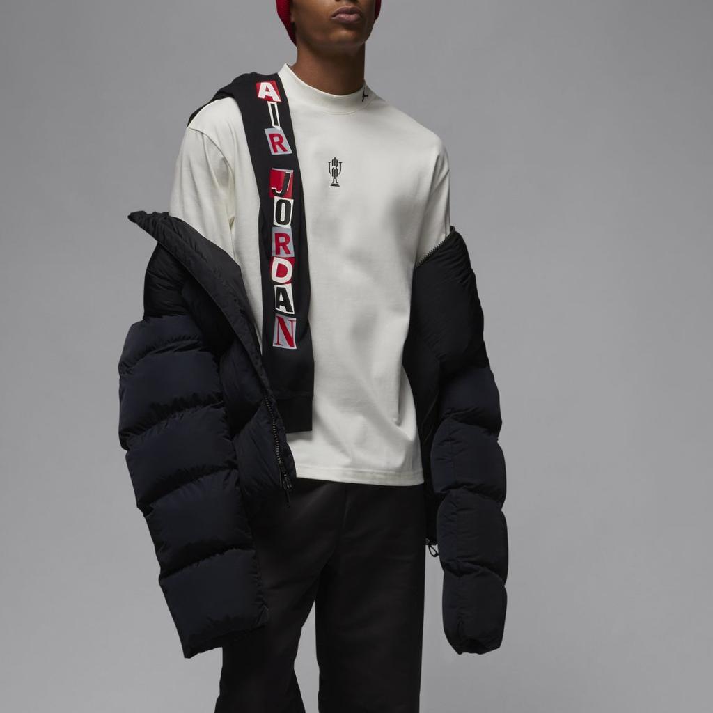 Trophy Room X Jordan SS24 Printed Round Neck Casual Short Sleeve T-Shirt Men Tops Sail-White FQ3845-133