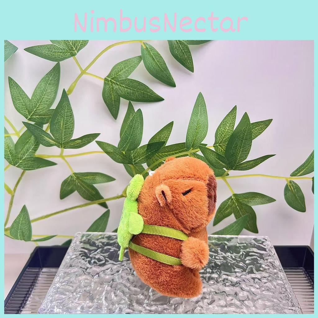 Luxurious Long Plush Capybara Keychain Unique Animal Pendant For Bags Keyrings And