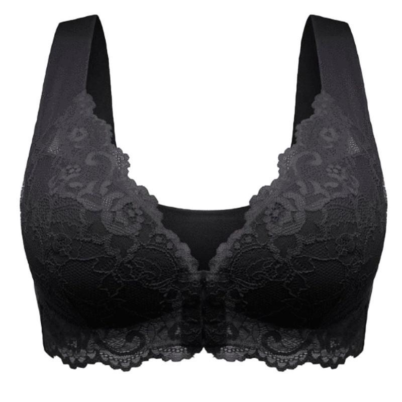 Wind Ladies Large Size Bra Lace Bra Bra Bra Front Buckle Bra Sexy Big Breast Underwear Women