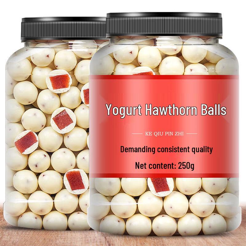 YIHAOCUN Yogurt Chocolate Hawthorn Balls