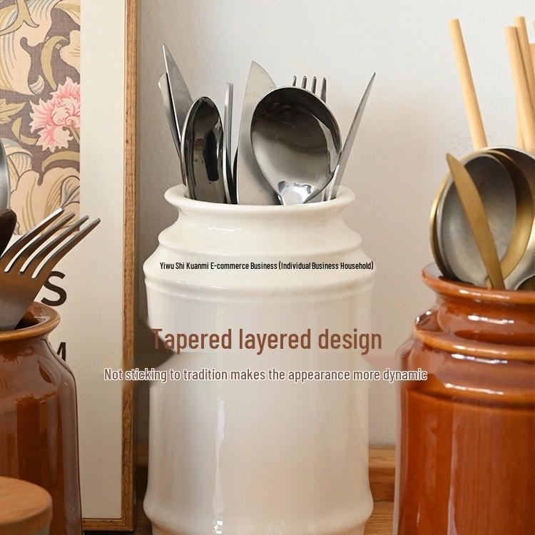 Japoński ceramiczny uchwyt na pałeczki - Stylowy pojemnik na sztućce
