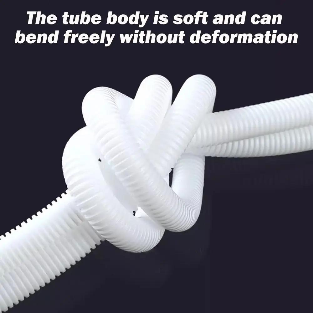 New Plastic Air Conditioner Drain Hose White Thickened Draining Hose 1-5M Faucet Accessories