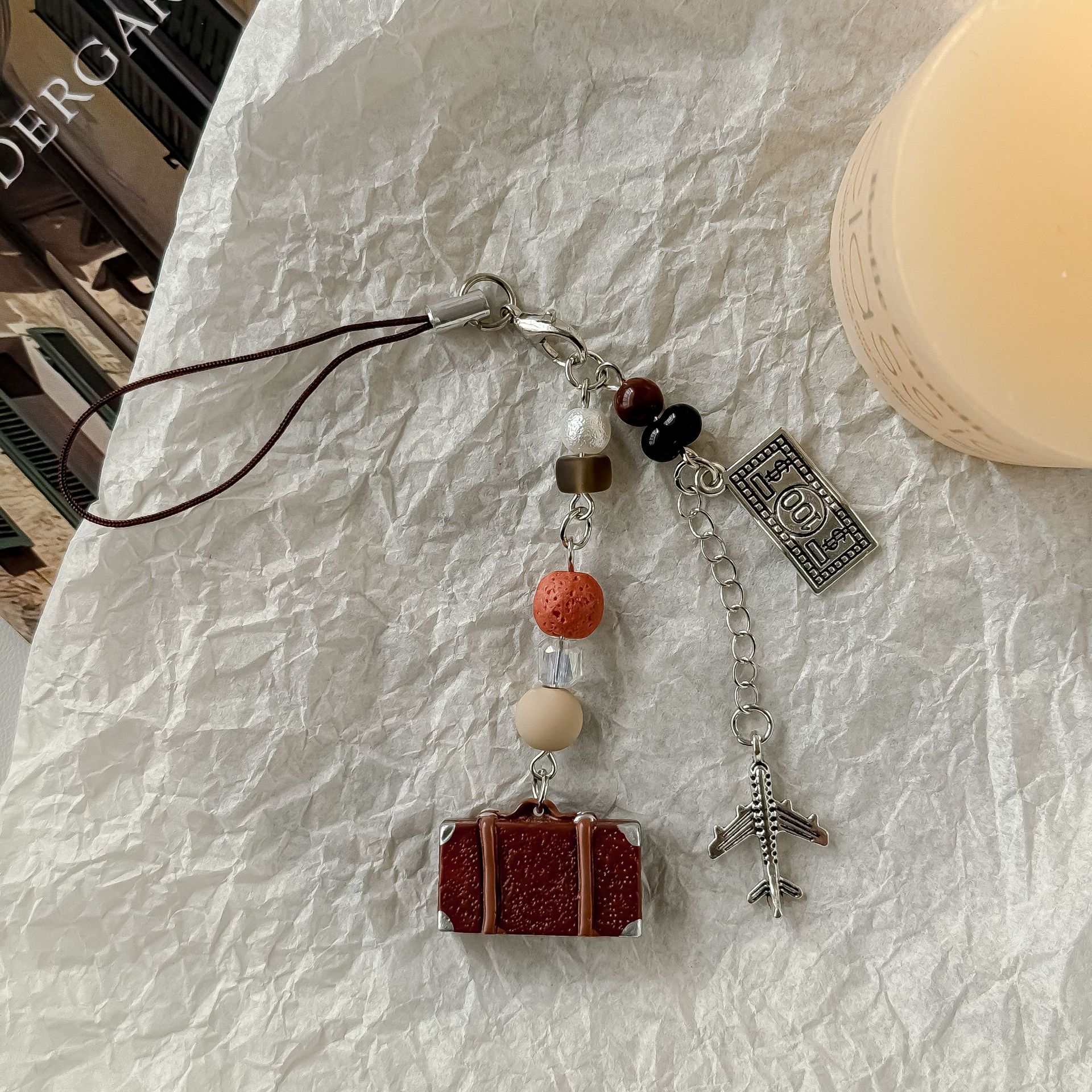 

1 шт. Счастливый Ретро Японский Колокольчик Ветра Шарм для Телефона Сладкий Фрукт Яблоко Подвеска для Скрапбукинга Милый Шнурок для Телефона Аксессуары для Телефона