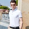 [Containing Mulberry Silk] Summer Cool, Simple, Antibacterial, Breathable Polo Shirt