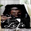 Leonardo Blanket Flannel Throw for Sofa, Indoor, Camping, Living Room, Office, Chair, And Bed Soft Birthday Gift