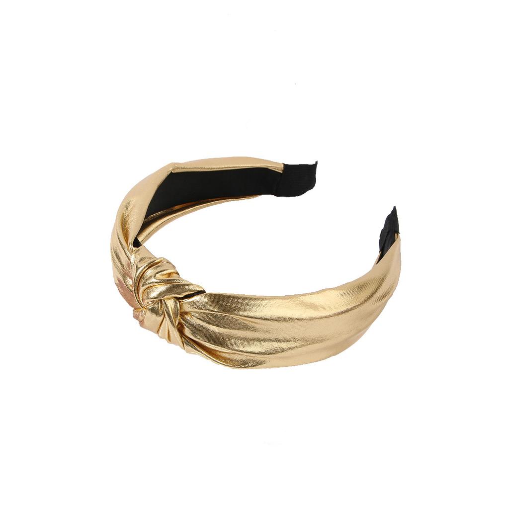 Stoffstirnband Übersee Breitkrempig Modisches Lasergeknotetes Stirnband zum Gesichtwaschen und Ausgehen Einfarbiges Stirnband