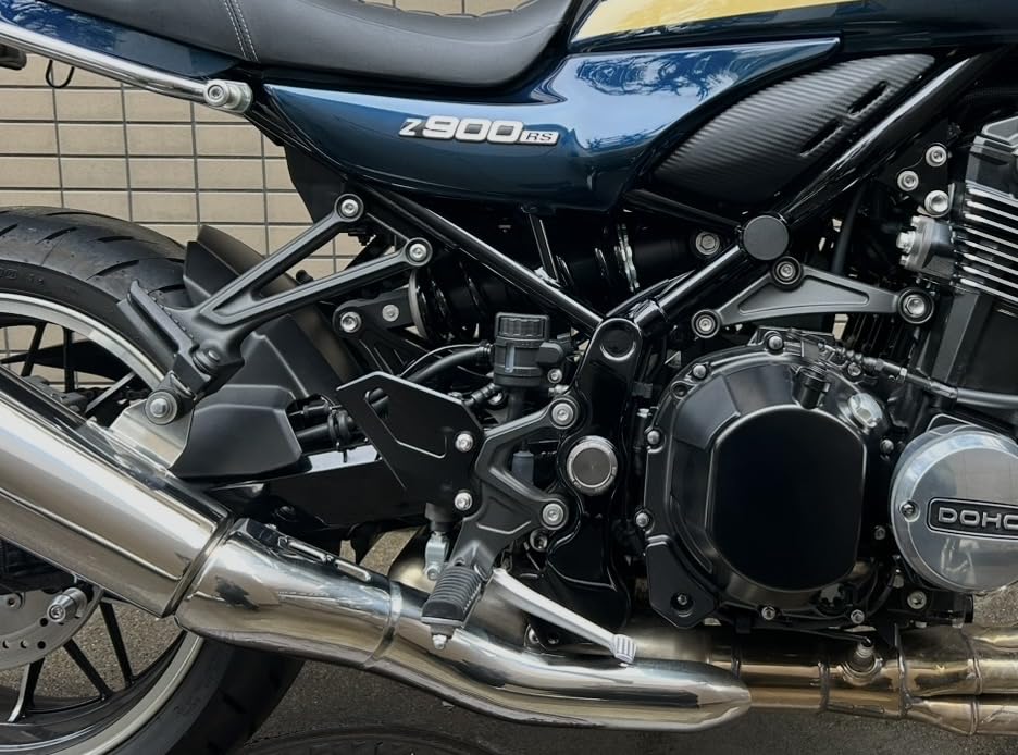 Heel Guard Black Aluminum CNC Heel Plate for F.F.P Z900RS