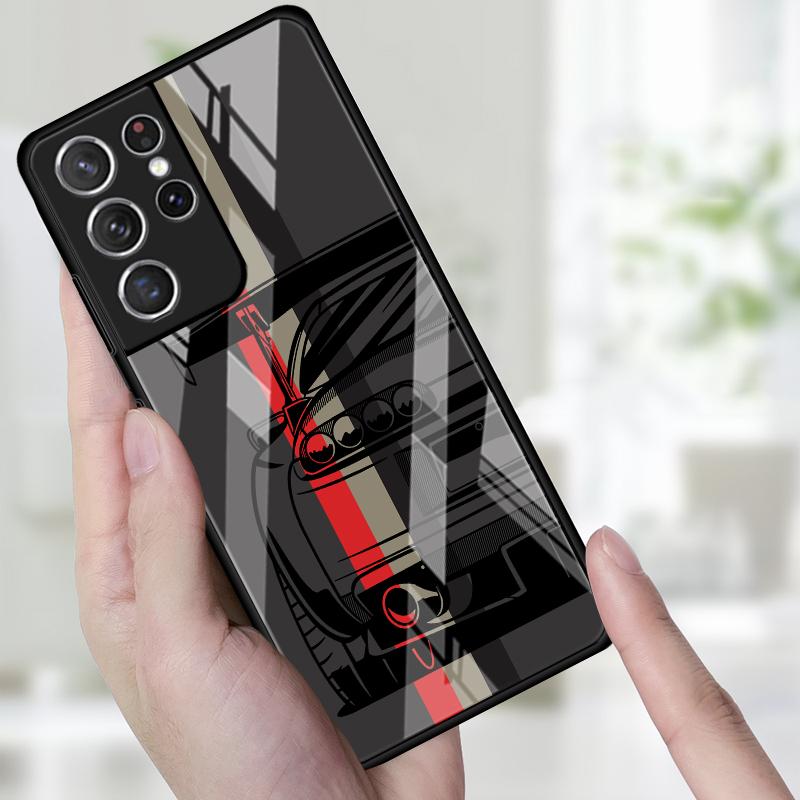 Phone Cover Case for Samsung Galaxy S25 S24 Ultra Note 10 20 8 9 S8 S20 FE S10 S23 Plus S22 S9 S21 Japanese Drift Car