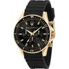 Sfida Black Silicone/Rubber Men's Quartz Chronograph R8871640001 Watch