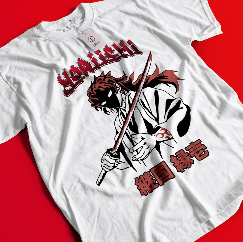 

Demon Slayer Shirt Yoriichi Tshirt Zenitsu T-Shirt Muzan Tanjiro Doma Nezuko Tee BB806 4XL
