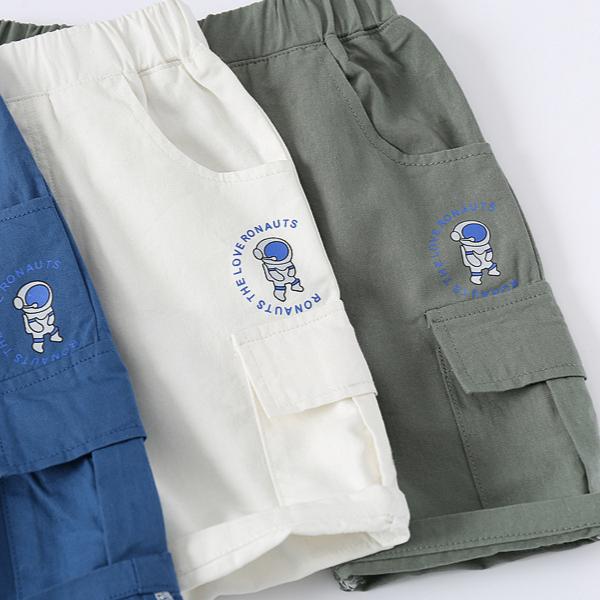 Boys' Cropped Pants Summer Korean Children's Pants Boys' Casual Shorts Baby Shorts Trend