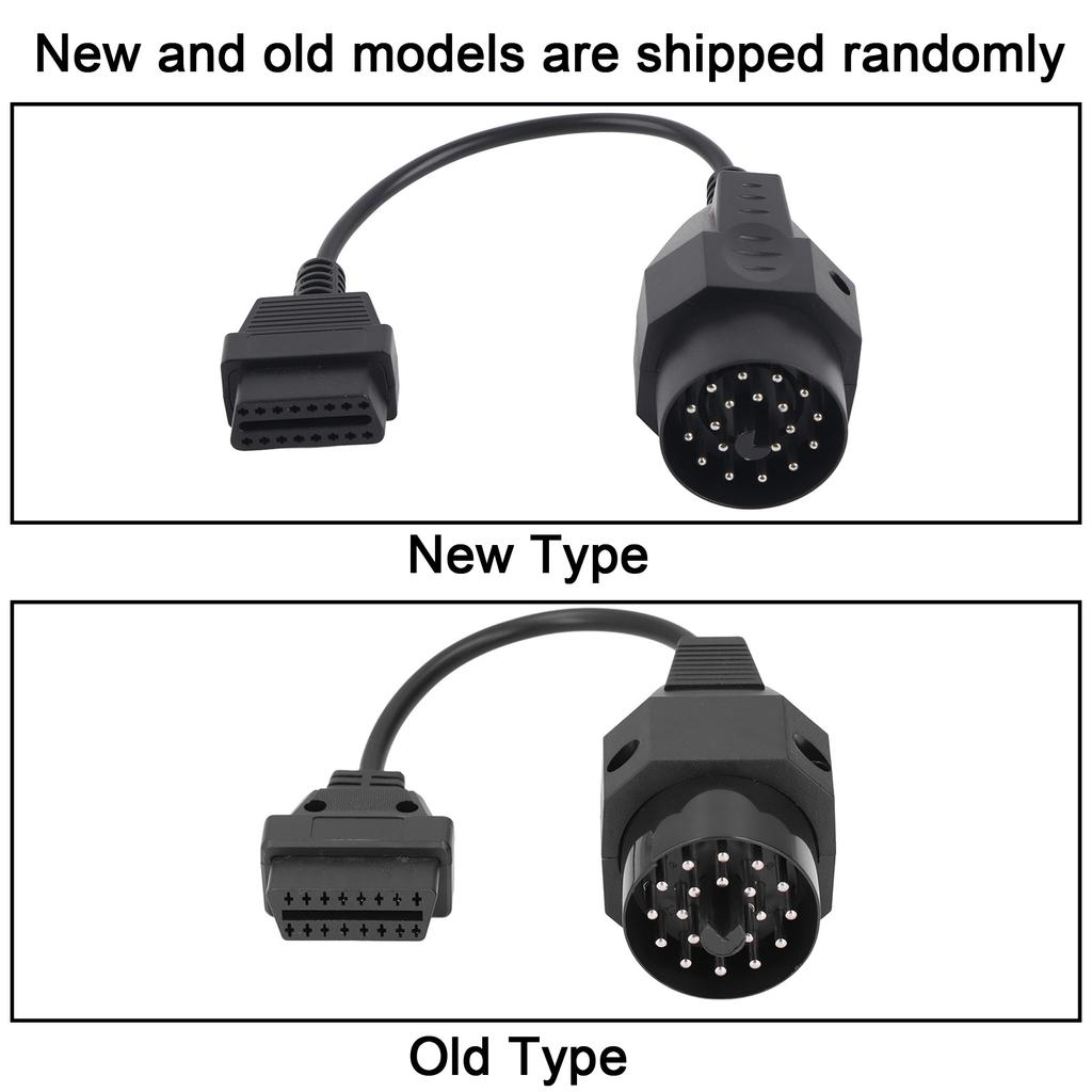 Car Diagnostic Connector Cable 16Pin to 20Pin OBD2 Diagnostic Adapter Replacement for E36 E39 X5 Z3 X1