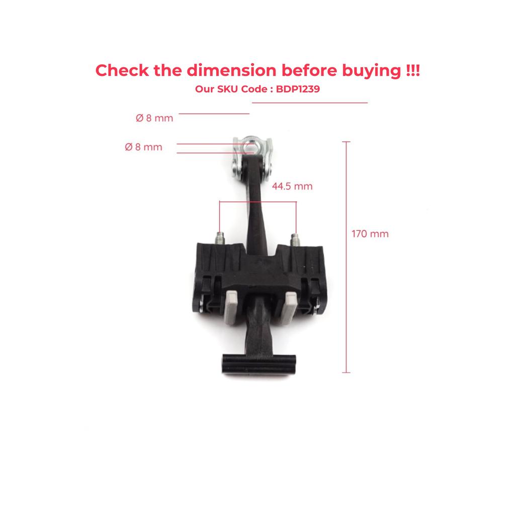 EDP1239 Rear Door Hinge Stop Check Strap Limiter 13214193 for Vauxhall Opel Zafira B 2005-2014
