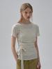 MOAT Layered Wrap T-Shirt Set (Ecru)