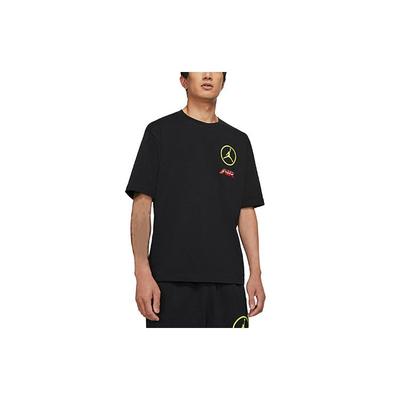Einfarbige lässige Kurzarm-T-Shirts für Herren Oberteile Schwarz CV2994-010
