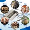 Stainless Steel Wall Mount Auto Fill Dog Water Bowl Automatic Float Valve Pet Water Trough with Flip Cover Large Capacity