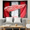 1PC Red Wings Logo Tapestry Accessories Playroom Tapestry, for Bedroom,Livingroom, dormitory Room Wall Decor Fan Birthday Gifts
