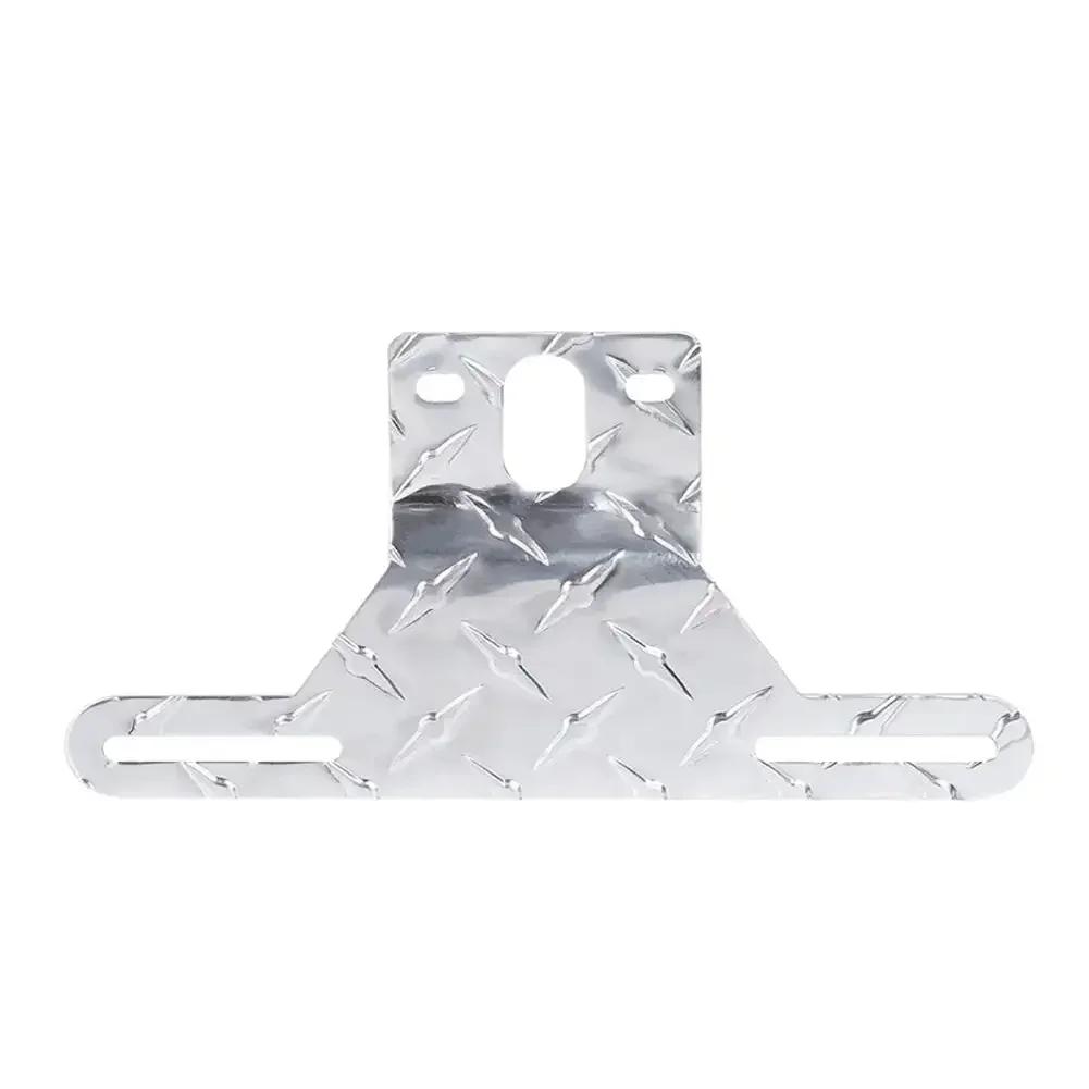 Aluminum Alloy Truck Trailer Camper License Plate Bracket Mount Stand Holder Number Plate light Frame Support For Tractor RV