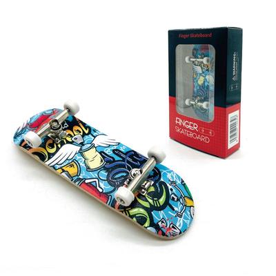 Ahorn Finger Skateboard mit Kugellagern und Rädern - Mini Double Rocker Board für kreatives Spiel von Kindern