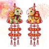 2026 New Year Hanging Ornament Lunar New Year Decoration Horse Year Door Tassel Pendant Chinese Spring Festival Tet Tecoration