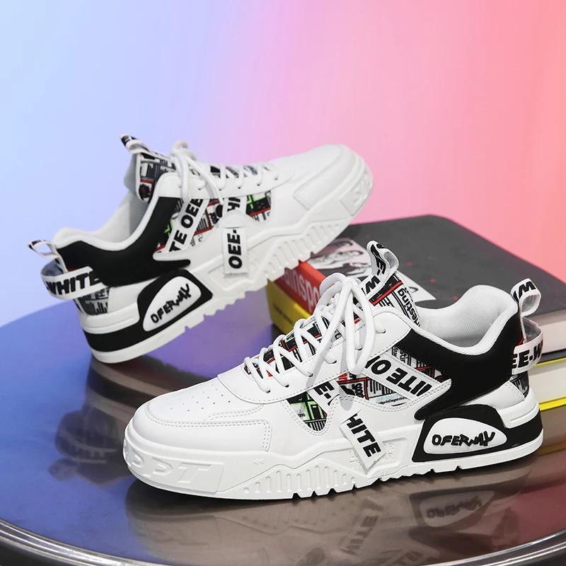 Neu Skateboard Herren Schuhe Sommer Turnschuhe Leder Casual Mode Laufen Outdoor Sport Wandern Tennis Plattform Designer Luxus