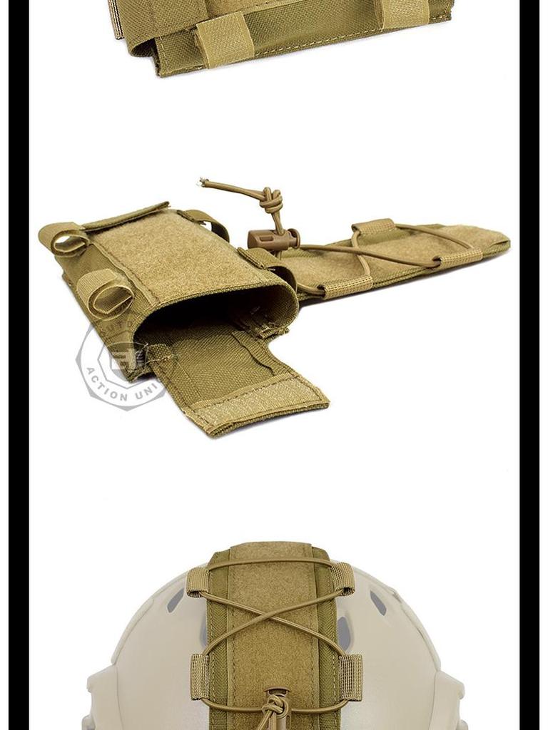 MK2 Multifunctional FAST Tactical Helmet Battery Pouch