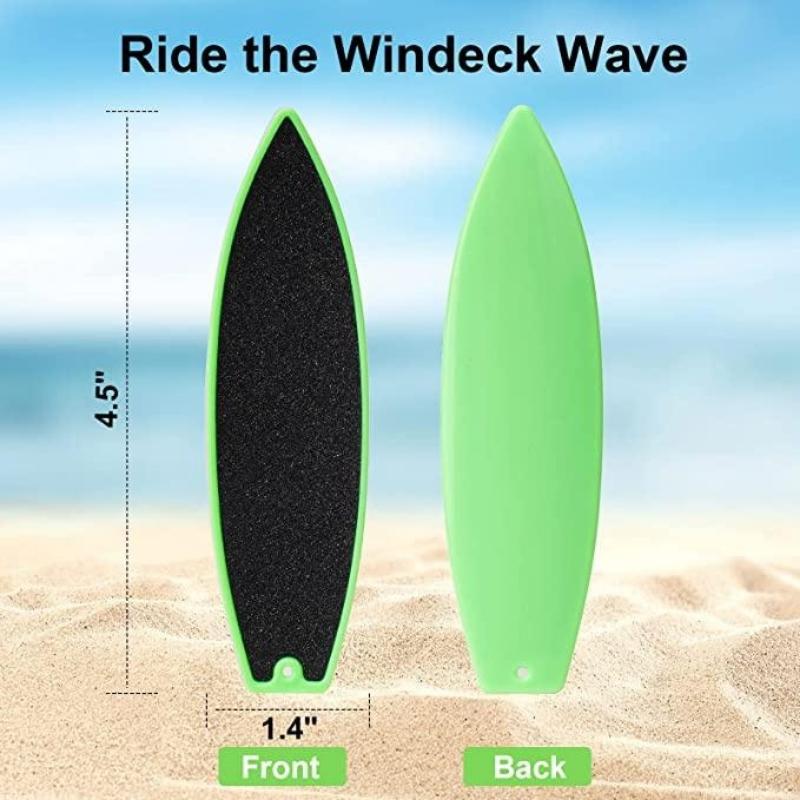4 Pcs Finger Surfboards, Finger Surf Board for Car Window, Finger Surfing Board with String, Wind Surfboard Fingerboard for Kids Teens Adults