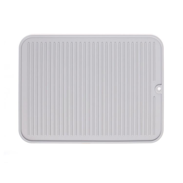 Food Grade Silicone Drying Mat 30x40cm, Non-Slip Cutting Board Pad, Heat Resistant Counter Trivet for Dishes