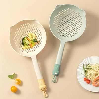Grande Scolapasta per la Casa Cucina Manico Lungo per Lo Mein Ravioli Schermo Filtrante per Frittura Colino Contenitore Chafing Dish a Rete Fine Paletta
