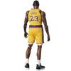 Medicom Toy MAFEX 127 LeBron James Angeles Action Approximately 185mm Tall No. (Los Lakers) Pre-painted Figure,