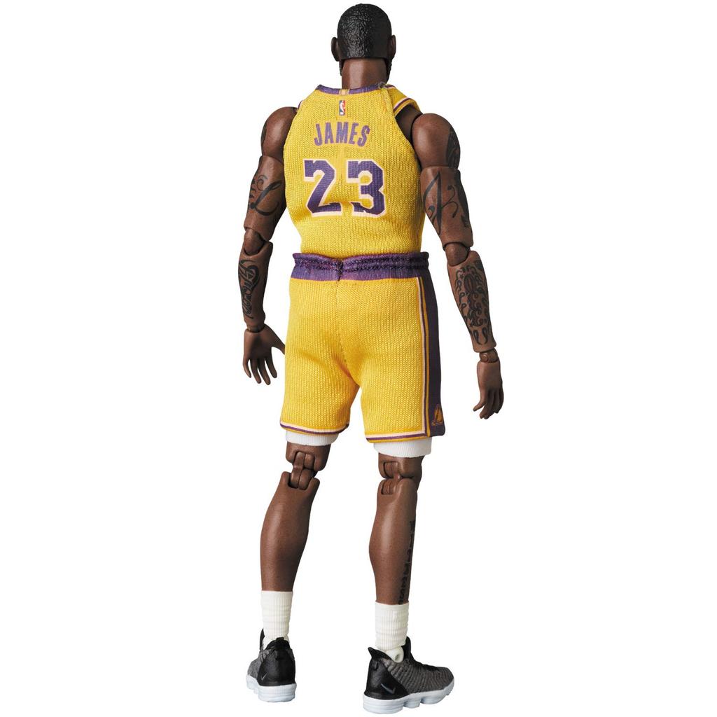 Medicom Toy MAFEX 127 LeBron James Angeles Action Approximately 185mm Tall No. (Los Lakers) Pre-painted Figure,