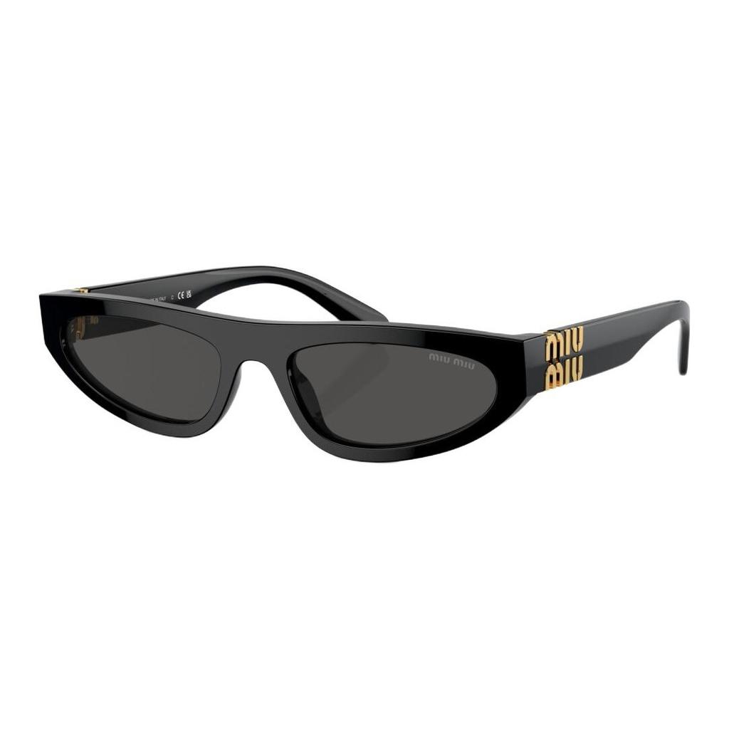 MIU MIU Logo Cat Eye Sunglasses Men Sunglasses Black MU07ZS1AB5S0