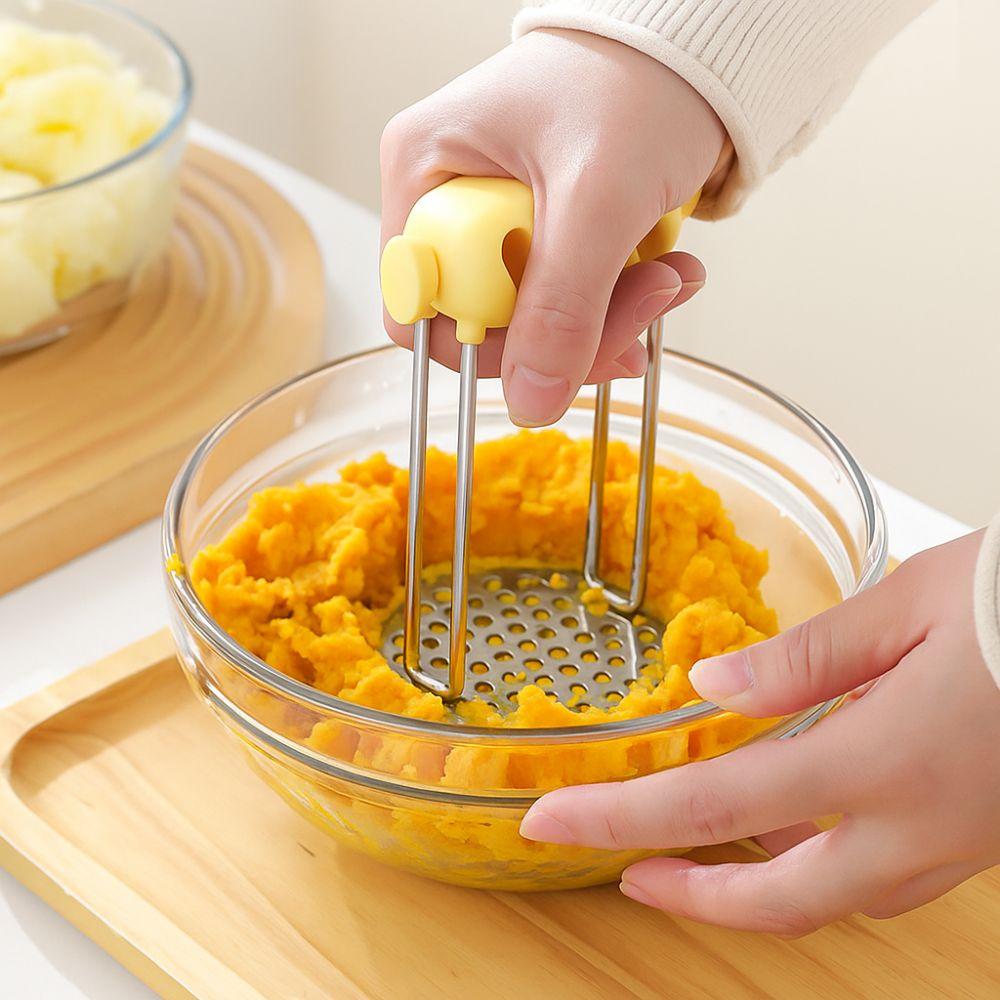 Stainless Steel Potato Ricer Durable Kitchen Gadget Practical Potato Masher  Complementary Food