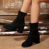 Damskie Botki Nowe Botki na Platformie Damskie Seksowne Buty na Wysokim Obcasie Zimowe Codzienne Modne Buty dla Kobiet Outdoor Luksusowe Botki