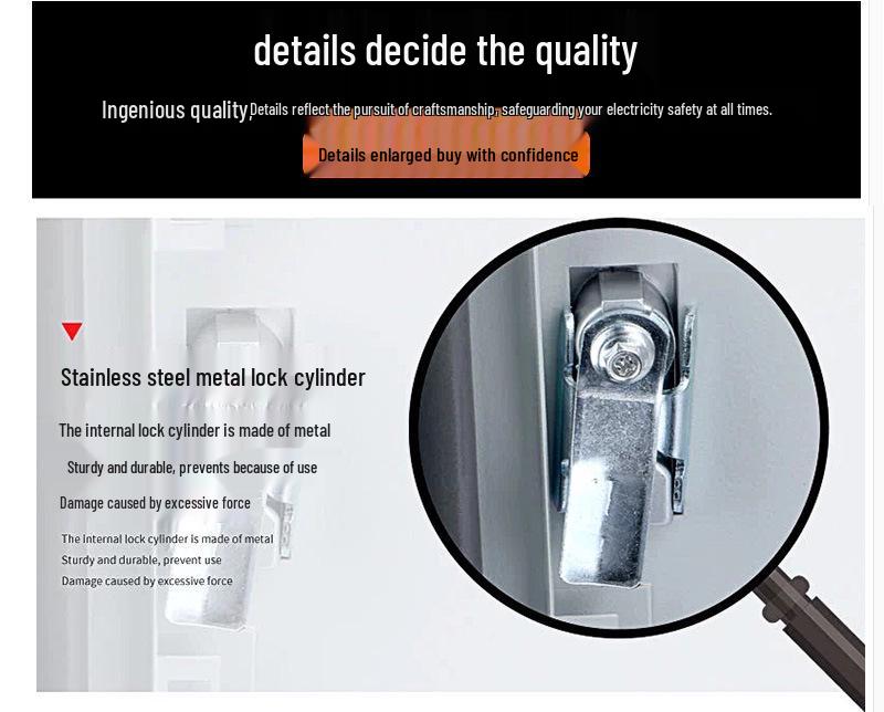 Stainless Steel Indoor Distribution Box 201/304, Dustproof Monitoring Control Box 300x250x150