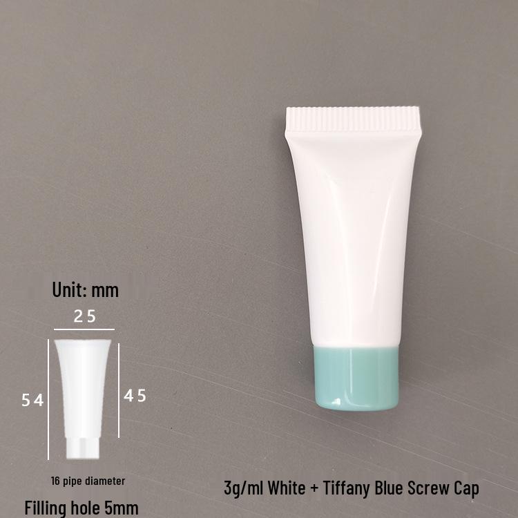3ml Hautpflege Kosmetik Weich Tube für Serum oder Augencreme - Probiergröße Verpackungsmaterial Verfügbar