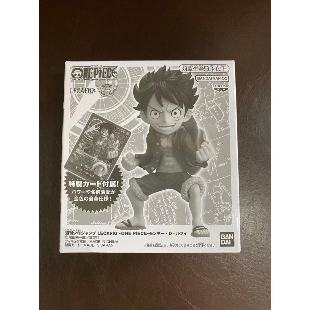 One Piece Card Recafig Monkey D. Luffy ST01-001 Gold Text
