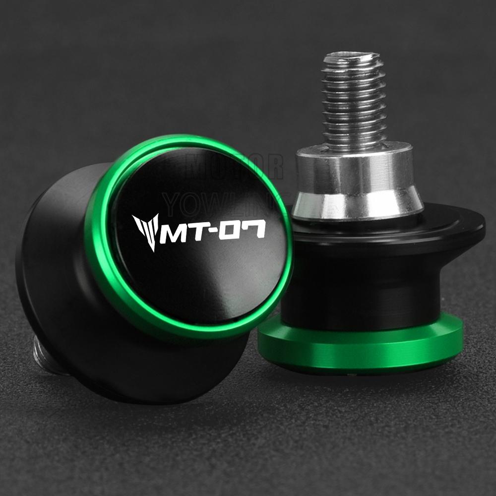 For Yamaha MT 07 MT07 FZ07 FZ 07 FZ-07 MT-07 Motorcycle 6MM Aluminum Swing Arm Stand Screw Swingarm Spools Slider Accessories