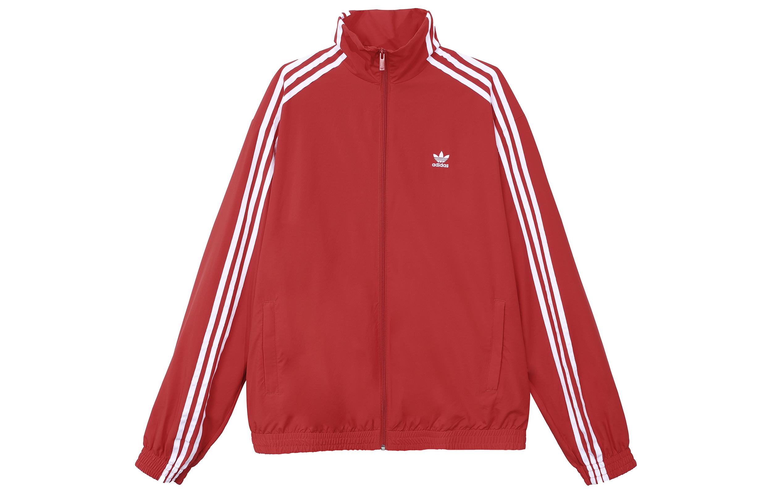 Adidas Originals ADILENIUM Jacket Women s Light Scarlet IV9336 M