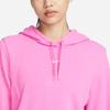 Nike Dri-Fit One Solid Color Quick-Dry Pullover Hoodie Women Tops Pink FB5144-675