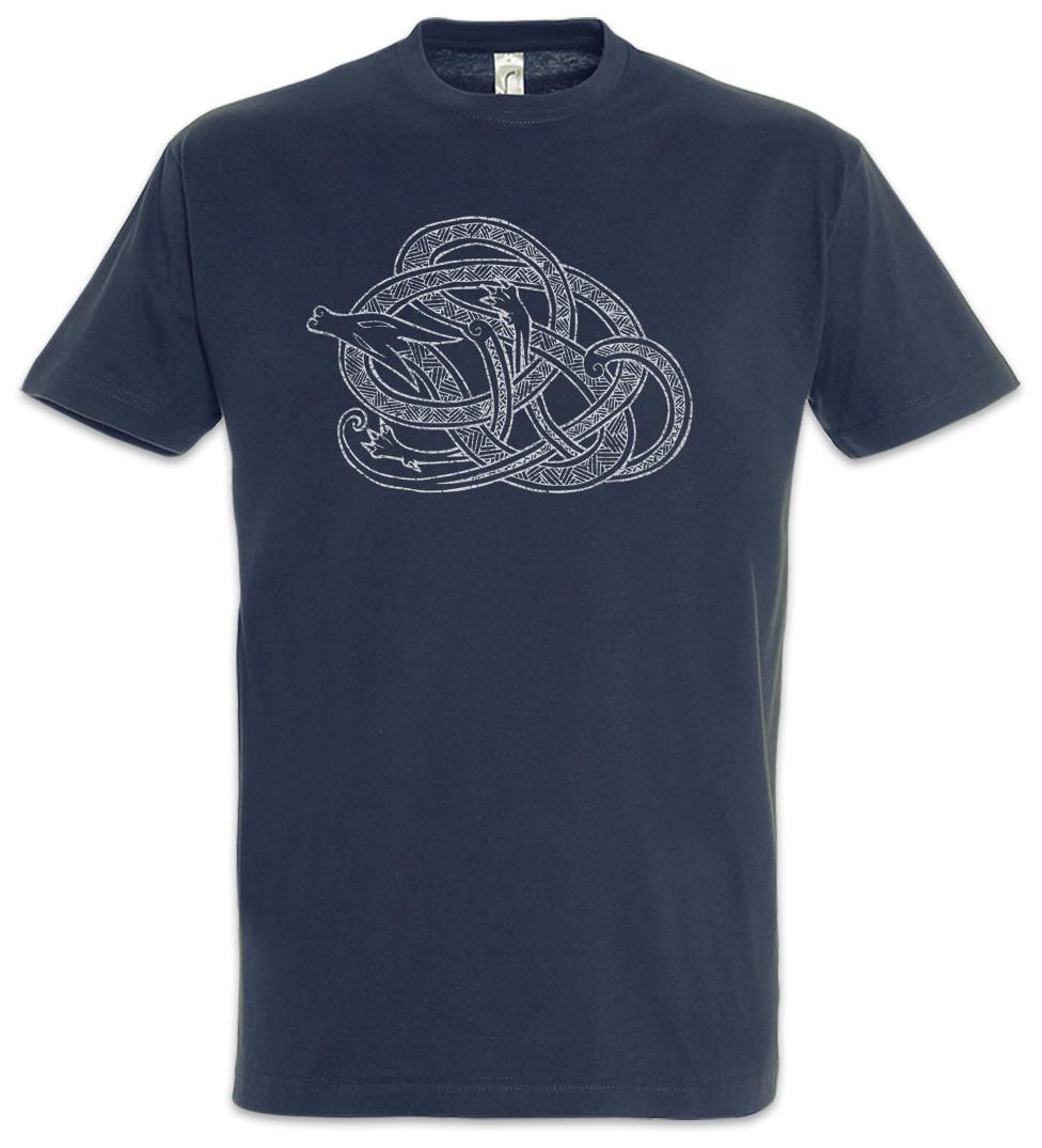 Jörmungandr I T-Shirt Sea Serpent Valhalla Thor Loki Odin Viking Vikings Odhin S