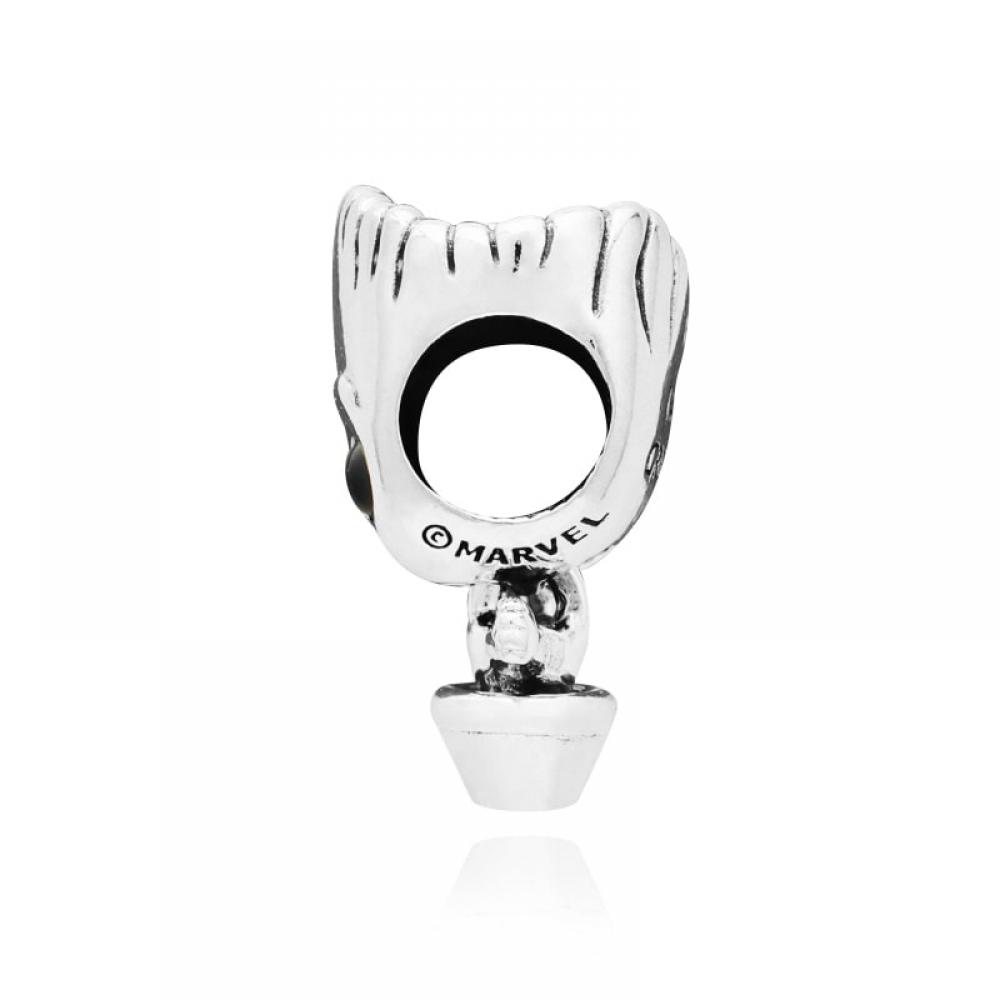 Pandora 792554c01 Marvel Guardians Of The Galaxy Dancing Groot Silver Charm