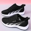 2025 spring new fly-woven mesh sports shoes women's casual non-slip soft-soled mother lightweight travel running shoes