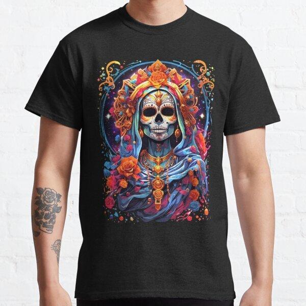 BEST SELLING Santa Muerte skeleton portrait Classic T-Shirt S