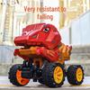 Dual Pull-back Inertia Tyrannosaurus Rex Off-road Toy Car - Shock-absorbing, Drop-resistant for Kids